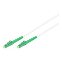 DIGITUS Glasfaser Patchkabel, stahlarmiert, simplex, singlemode, LC/APC  LC/APC, 20 m