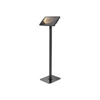 Compulocks Stand kit - freiliegende Front-/Rückkamera und Sensoren - für Flachbildschirm / Tablet-Gehäuse - verriegelbar - hochwertiges Aluminium - Schwarz - Bildschirmgröße: 31.5 cm (12.4")