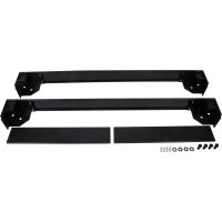 Rockstable 19" Sockel, Rollenplattform, Schwarz, SPCC, Stahl, 48,3 cm (19 Zoll), 800 mm, 1200 mm