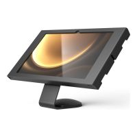 Compulocks Galaxy Tab S9+/S9FE+ 12.4" Apex Enclosure Core Stand Black - Aufstellung - für Tablett - verriegelbar - Metallrahmen - Schwarz - Bildschirmgröße: 31.5 cm (12.4")