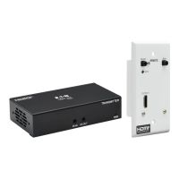 Eaton Tripp Lite Series HDMI over Cat6 Extender Kit, Box Transmitter/Wall Plate Receiver, 4K 60 Hz, 4:4:4, IR, PoC, HDR, HDCP 2.2, 230 ft., TAA