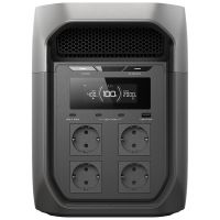 Ecoflow DELTA 3 Max, Lithium-Eisen-Phosphat (LiFePO4), AC, Zigarettenanzünder, Solar, 2048 Wh, 2400 W, 220 - 240 V, 11 - 60 V