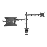 DIGITUS Single Monitorhalterung & Notebookhalterung, 1x32", 2x 9 kg