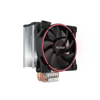 Pccooler GI-X5 V2 CPU-Kühler in Rot, Kühlset, 12 cm, 1000 RPM, 1800 RPM, 26,5 dB, 65 cfm