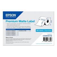 Epson Premium - Matt - permanenter Acrylklebstoff - hochweiß - 105 x 210 mm 2256 Etikett(en) (8 Rolle(n)