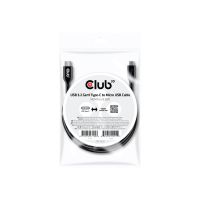 Club 3D USB 3.2 Gen1 Typ-C auf Micro USB Kabel St./St. 1m