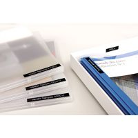 Dymo D1 Standard - Polyester - selbstklebend - Weiß auf Schwarz - Rolle (1,2 cm x 7 m)