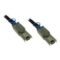 Inter-Tech Externes SAS-Kabel - SAS 6Gbit/s - 4x Shielded Mini MultiLane SAS (SFF-8088)