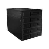 ICY BOX IB-565SSK - Gehäuse für Speicherlaufwerke mit Lüfter - 3.5" (8.9 cm)