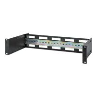 Intellinet Rack-Schienen-Kit - einstellbar - Schwarz, RAL 9005 - 2U - 48.3 cm (19")
