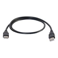 C2G 3.3ft USB Cable - USB A to USB A Cable - USB 2.0 - Black - M/M - USB-Kabel - USB (M)