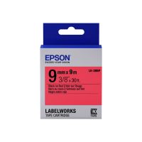 Epson LabelWorks LK-3RBP - Schwarz auf rot - Rolle (0,9 cm x 9 m)