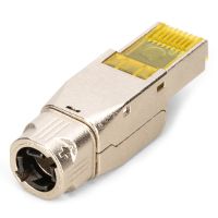 DIGITUS CAT 8.1 Feldstecker, geschirmt, werkzeugfreier Montageanschluss