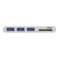 Wentronic goobay - Kartenleser (SD, microSD) - USB-C