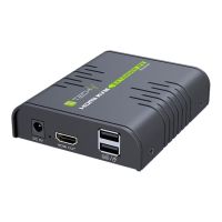 Techly 120m HDMI KVM EXTENDER over Network Cable