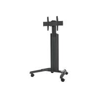 Chief Fusion Medium Height Adjustable Mobile TV Cart - For Displays 32-65" - Black - Wagen - für LCD-Display - Schwarz - Bildschirmgröße: 81.3-165.1 cm (32"-65")