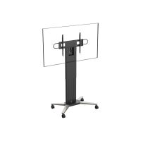 Vision Wagen - motorisiert - für Flachbildschirm - Trolley - Stahl - mattschwarz - Bildschirmgröße: 119.4-228.6 cm (47"-90")