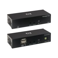 Eaton Tripp Lite Series DisplayPort over Cat6 KVM Extender Kit, Transmitter and Receiver, USB, 4K 30Hz, DP1.2a, PoC, HDCP 2.2, 230 ft., TAA