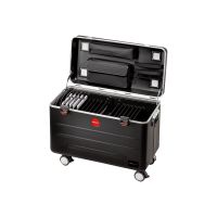 PARAT PARAPROJECT Case TC16 - Wagen (nur Laden) - für 16 Tablets - verriegelbar - X-ABS Kunststoff - Schwarz - Bildschirmgröße: up to 32.8 cm (up to 12.9")