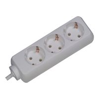 Bachmann SELLY - Steckdosenleiste - Wechselstrom 250 V - 3680 Watt - Eingabe, Eingang CEE 7/4 - Ausgangsanschlüsse: 3 (power CEE 7/3)