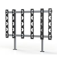 B-TECH BT93UNIUPS-B-5X5, Fixed, Schwarz, Flur, 3000 mm, 240 mm, 2406 mm
