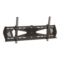 StarTech.com Flache Flachbildfernseher Wandhalterung - Kippbar - für 37 bis 75 TV - Diebstahlsicherung - VESA Halterung - Befestigungskit (Wandplatte, Adapter mit 2 Halterungen, Montageleiste, 2 dekorative Hüllen)