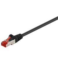 Goobay 68700, 5 m, Cat6, S/FTP (S-STP), RJ-45, RJ-45, Schwarz