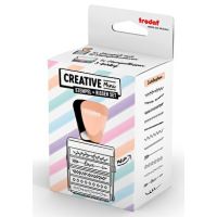 TRODAT Wedo 51 821713, Traditionell, Benutzerdefinierter Stempel, 30 x 5 mm, Cremefarben, 40 mm, 27 mm