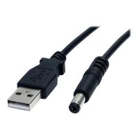 StarTech.com USB 2.0 auf Hohlstecker Typ N Kabel - USB A DC 5V 5,5mm Stecker Stromkabel Stecker 2m - Stromkabel - USB (nur Strom)