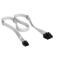 Corsair CP-8920453, PCI-E (6+2 pin), 0,65 m, Gerade, Gerade, Weiß