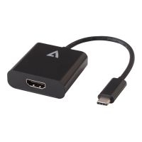 V7 Externer Videoadapter - USB-C - HDMI - Schwarz