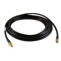 ALLNET ANT-CAB-SMAM-SMAF-1000, 10 m, SMA, SMA, Schwarz