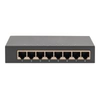 DIGITUS 8-Port Gigabit Switch, Desktop, Unmanaged, Metallgehäuse