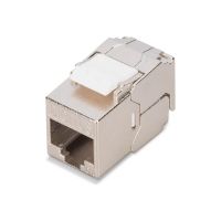 DIGITUS CAT 6A  Kompakt-Keystone Modul, geschirmt, werkzeugfreier Montageanschluss
