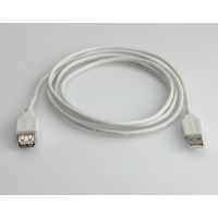 VALUE USB 2.0 Kabel, Typ A-A, ST/BU 3,0m, 3 m, USB A, USB A, Männlich/Weiblich, 0,48 Gbit/s, Weiß