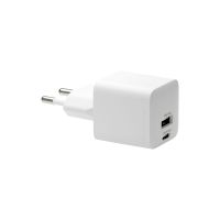 dbramante1928 re-charge - EU Wandladegerät- USB-C 30W+USB-A 18W-W, Drinnen, AC, Weiß