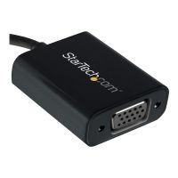 StarTech.com USB-C to VGA Adapter - Black - 1080p - Video Converter For Your MacBook Pro - USB C to VGA Display Dongle (CDP2VGA)
