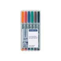 STAEDTLER Lumocolor 315 - Filzstift - nicht dauerhaft - verschiedene Farben - 1 mm - Mittel (Packung mit 6)