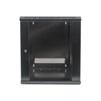 Intellinet Network Cabinet, Wall Mount (Standard), 12U, Usable Depth 410mm/Width 510mm, Black, Flatpack, Max 60kg, Metal & Glass Door, Back Panel, Removeable Sides,Suitable also for use on desk or floor, 19",Parts for wall install (eg screws/rawl plugs)