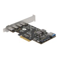 Delock USB-Adapter - PCIe 3.0 x4 Low-Profile - USB-C 3.2 Gen 2 x 4 + USB 3.2 Gen 2 (intern)