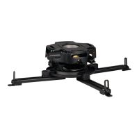 Peerless PRG Precision Gear Projector Mount with Spider Universal Adapter PRG-UNV - Montagekomponente (Deckenmontage, Spinnenarme)