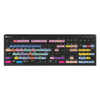 Logickeyboard LKB-PSO3-A2PC-DE, Kabelgebunden, USB, Scherenschalter, QWERTZ, LED, Schwarz