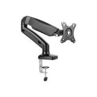 Equip Befestigungskit (Klammer, Tischplattenbohrung) - Gasfeder - für Flatpanel/Curved LCD-Display - interactive - Kunststoff, Aluminium - Schwarz - Bildschirmgröße: 43.2-81.3 cm (17"-32")