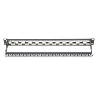 DIGITUS Modulares Patch Panel, 24-Port, abgestuft