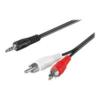 Wentronic goobay - Audiokabel - mini-phone stereo 3.5 mm männlich zu RCA männlich