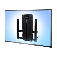 Ergotron Befestigungskit (neigbare Halterung, Montageschablone, Niedrigprofil-Hebemodul, Kabelführungskomponenten) - Konstante Krafttechnologie - für LCD-Display - Gleitschiene, für sehr schwere Last - Schwarz - Bildschirmgröße: 116.8-160 cm (46"-63")