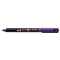 Uni-Ball POSCA uni PC-1MR, 1 Stück(e), Violett, Rundspitze, Schwarz, Violett, 0,7 mm, Tinte auf Wasserbasis