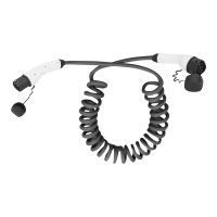 DIGITUS Verlängerungsnetzkabel - IEC 62196 Type 2 männlich Schutzkappe zu IEC 62196 Type 2 weiblich Schutzkappe