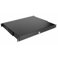 Equip Abschliessbare Schublade 19', 1HE, RAL9005 Schwarz, Schubladeneinheit, Schwarz, 1U, Türkei, 48,3 cm (19"), 485 mm