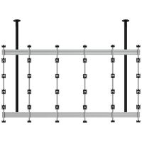 B-TECH BT93INFWP-C-5X5, Fixed, Schwarz, Silber, Aluminium, 200 cm, Zimmerdecke, 3000 mm